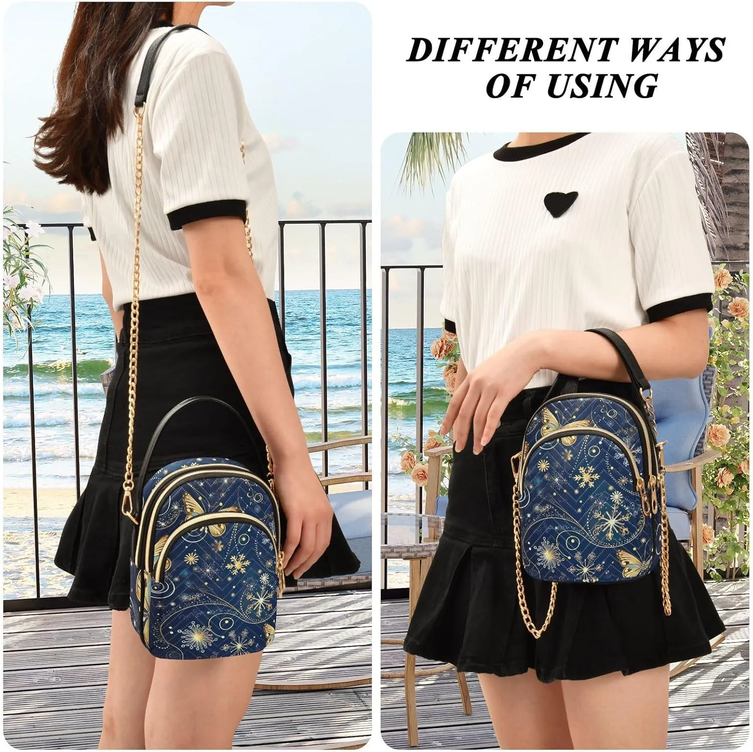 Landscapes Arch in Garden Women's Crossbody, Purse with Removable Strap Crossbody, Crossbody Bag Travel for Women