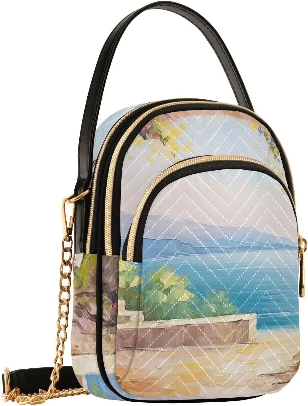 Landscapes Arch in Garden Women's Crossbody, Purse with Removable Strap Crossbody, Crossbody Bag Travel for Women