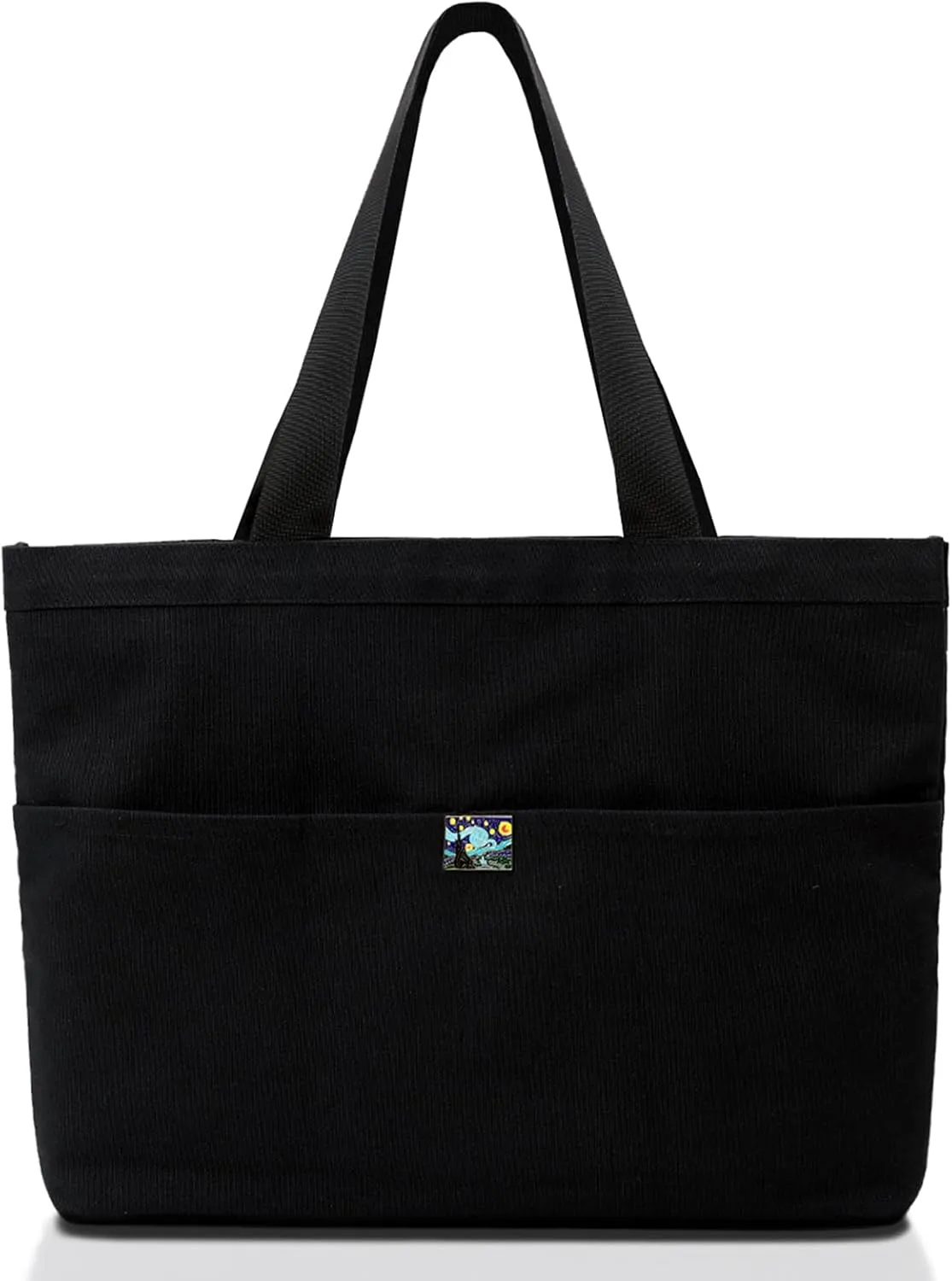 Large Waterproof Tote Bag for Women, Extra Wide Foldable Travel Beach Tote, Oversized Durable Carry-On Weekender Bag