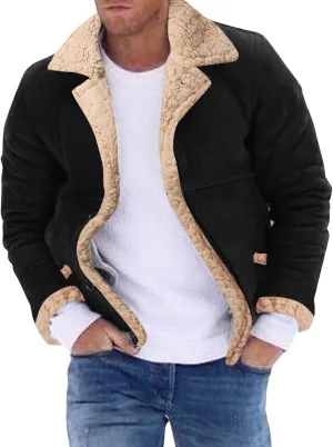 LCMTWX Mens Winter Coats Winter Jacket Coat Leisure Plus Size Hat Zip Pocket Cotton-Padded Warm Soft Hooded Jacket Mens