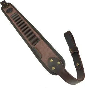 Leather Canvas Rifle Shoulder Sling for .30-30 .308 .30-06 .45-70 .44 MAG