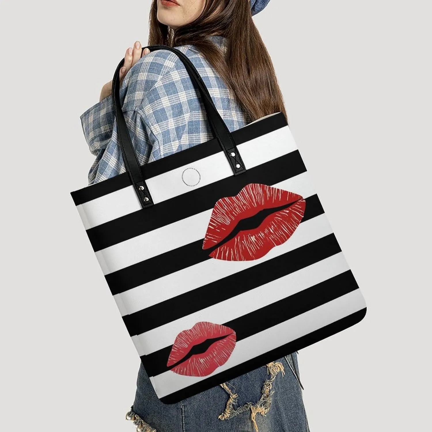 Leather Purse For Women Ladies Tote Shoulder Handbag