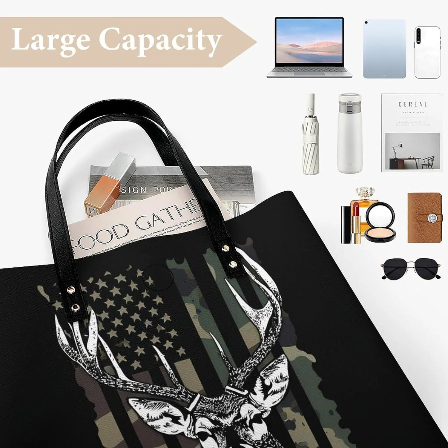 Leather Purse For Women Ladies Tote Shoulder Handbag