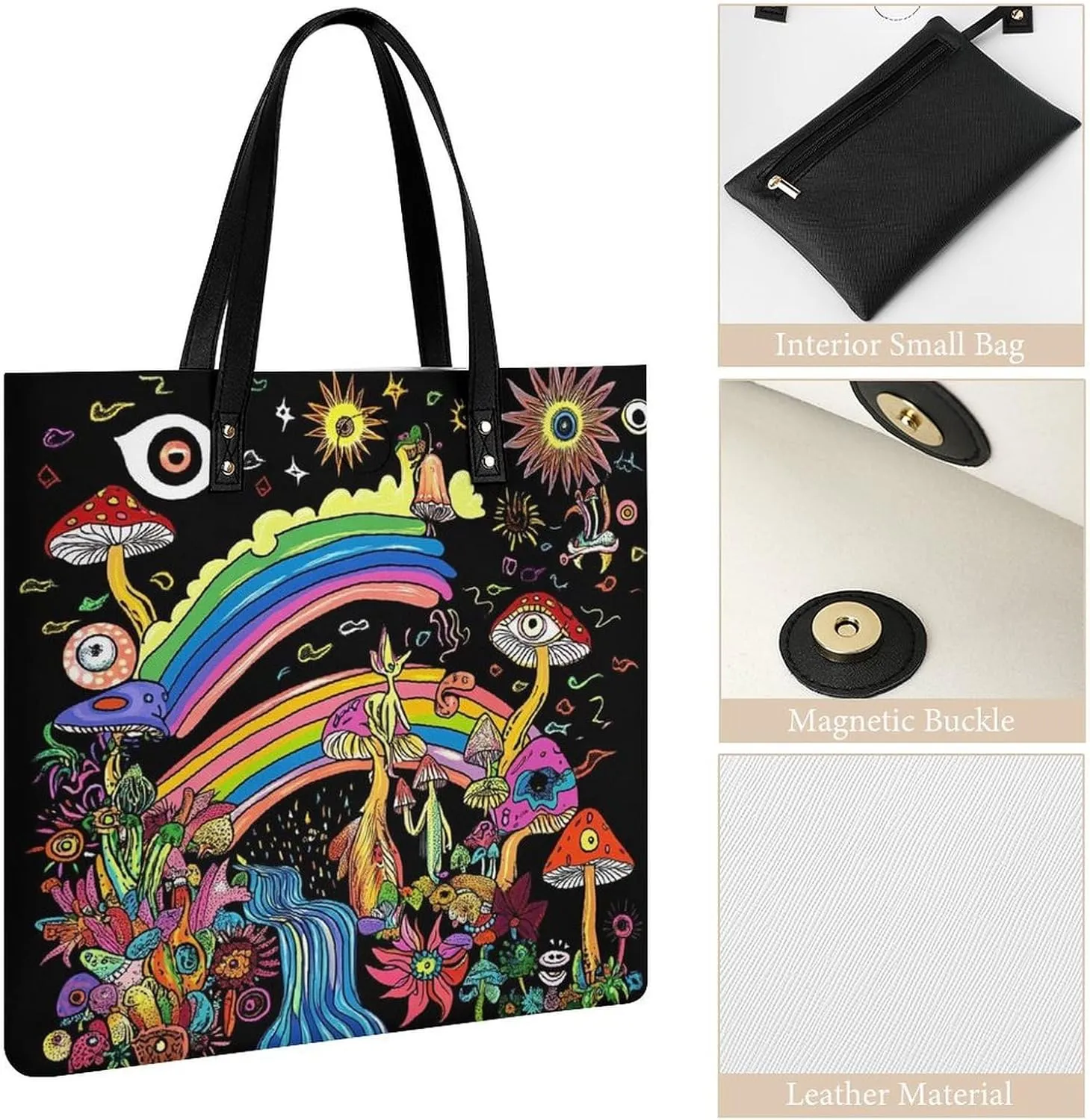 Leather Purse For Women Ladies Tote Shoulder Handbag