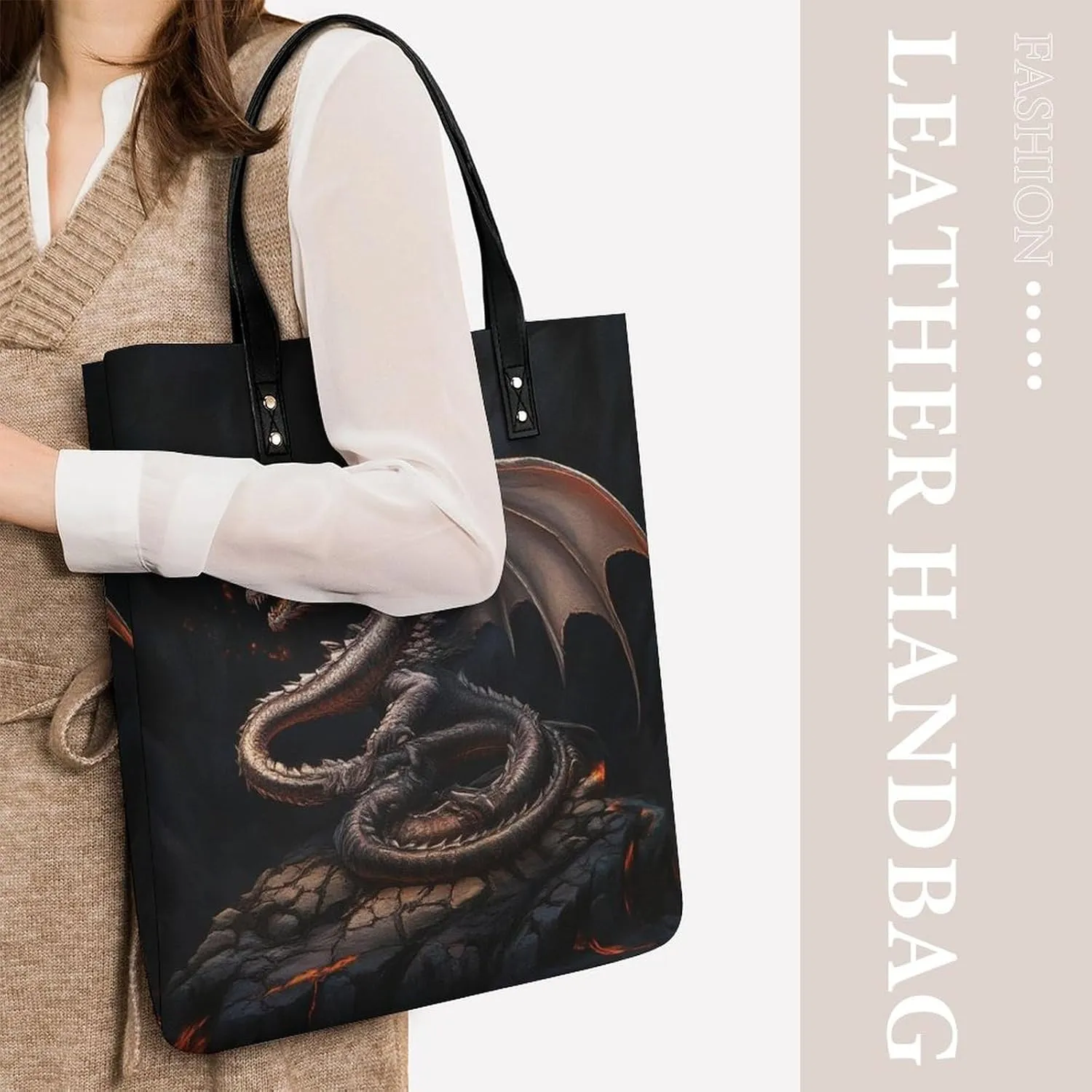 Leather Purse For Women Ladies Tote Shoulder Handbag