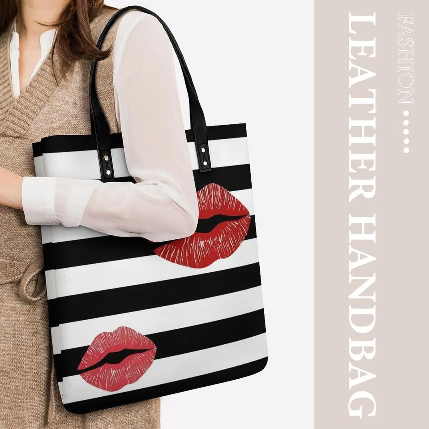 Leather Purse For Women Ladies Tote Shoulder Handbag