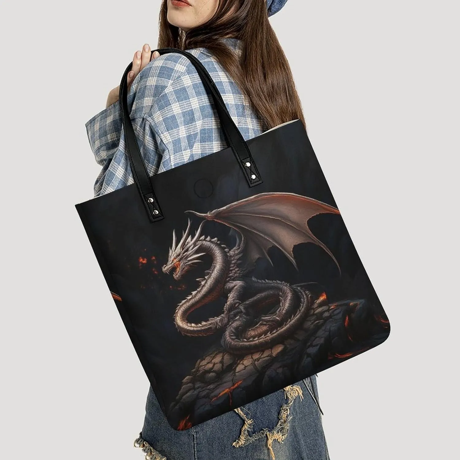 Leather Purse For Women Ladies Tote Shoulder Handbag