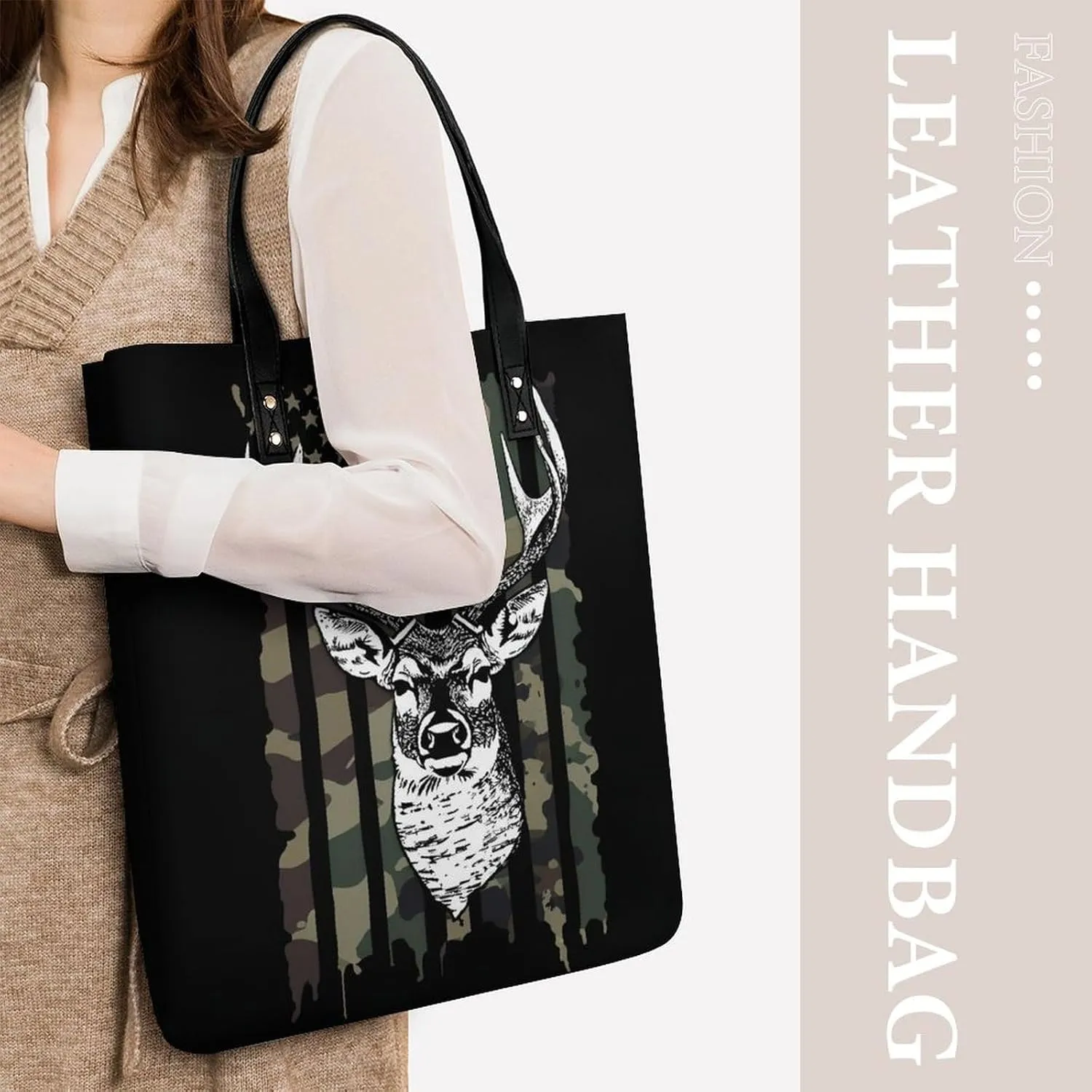 Leather Purse For Women Ladies Tote Shoulder Handbag