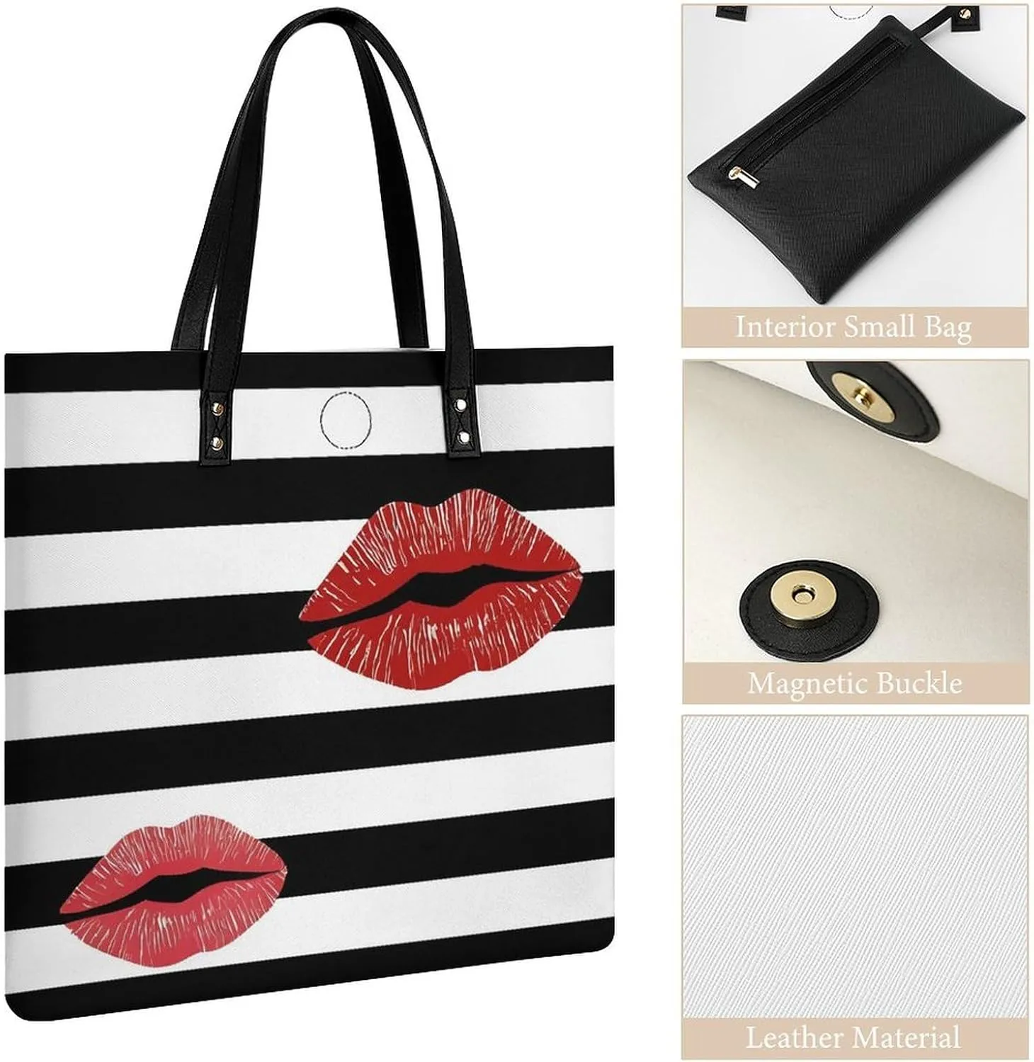 Leather Purse For Women Ladies Tote Shoulder Handbag