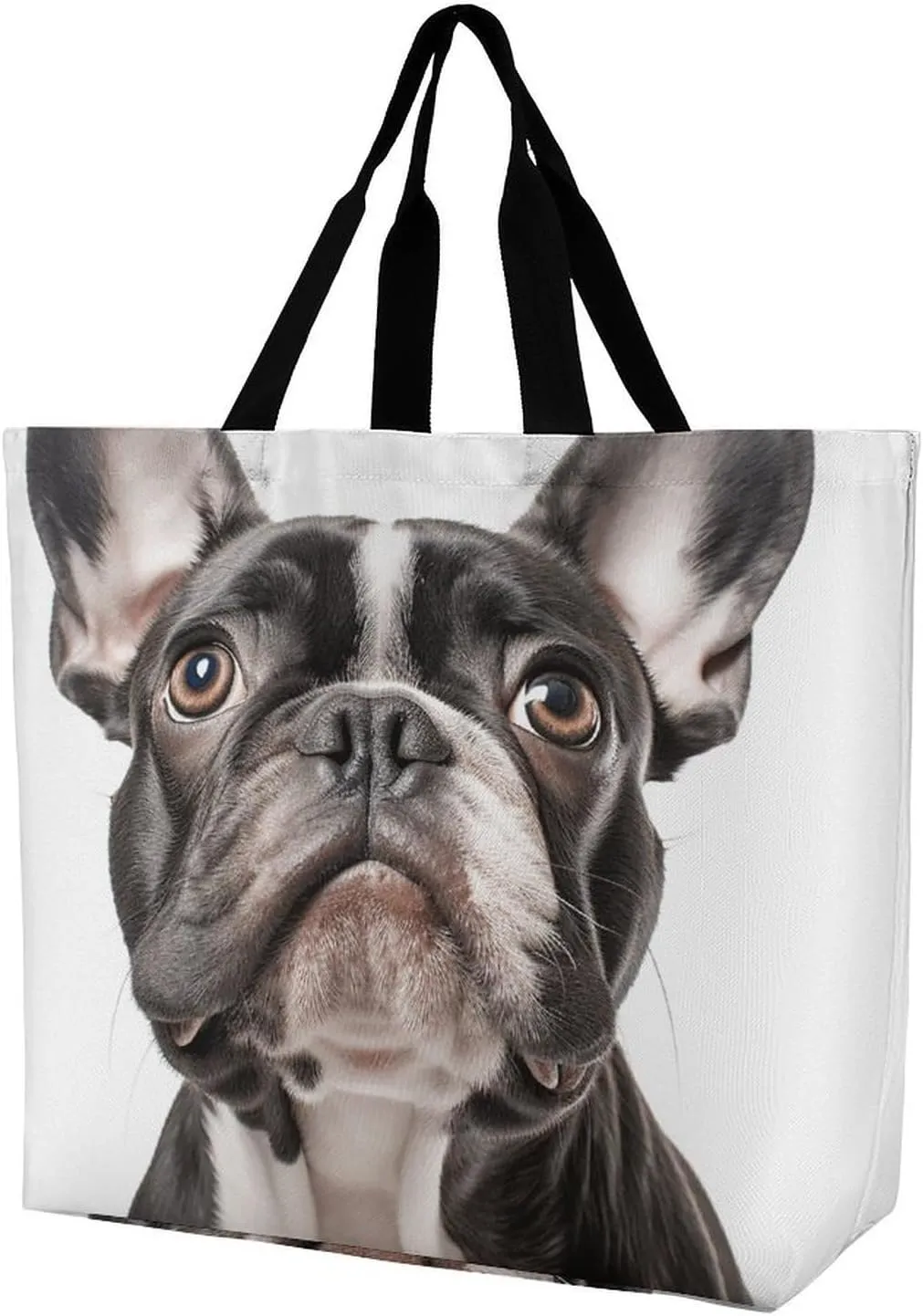 Leaves And Panther Tote Bags, Reusable Grocery Bags, Large Shopping Bag, Shoulder Bag for Women