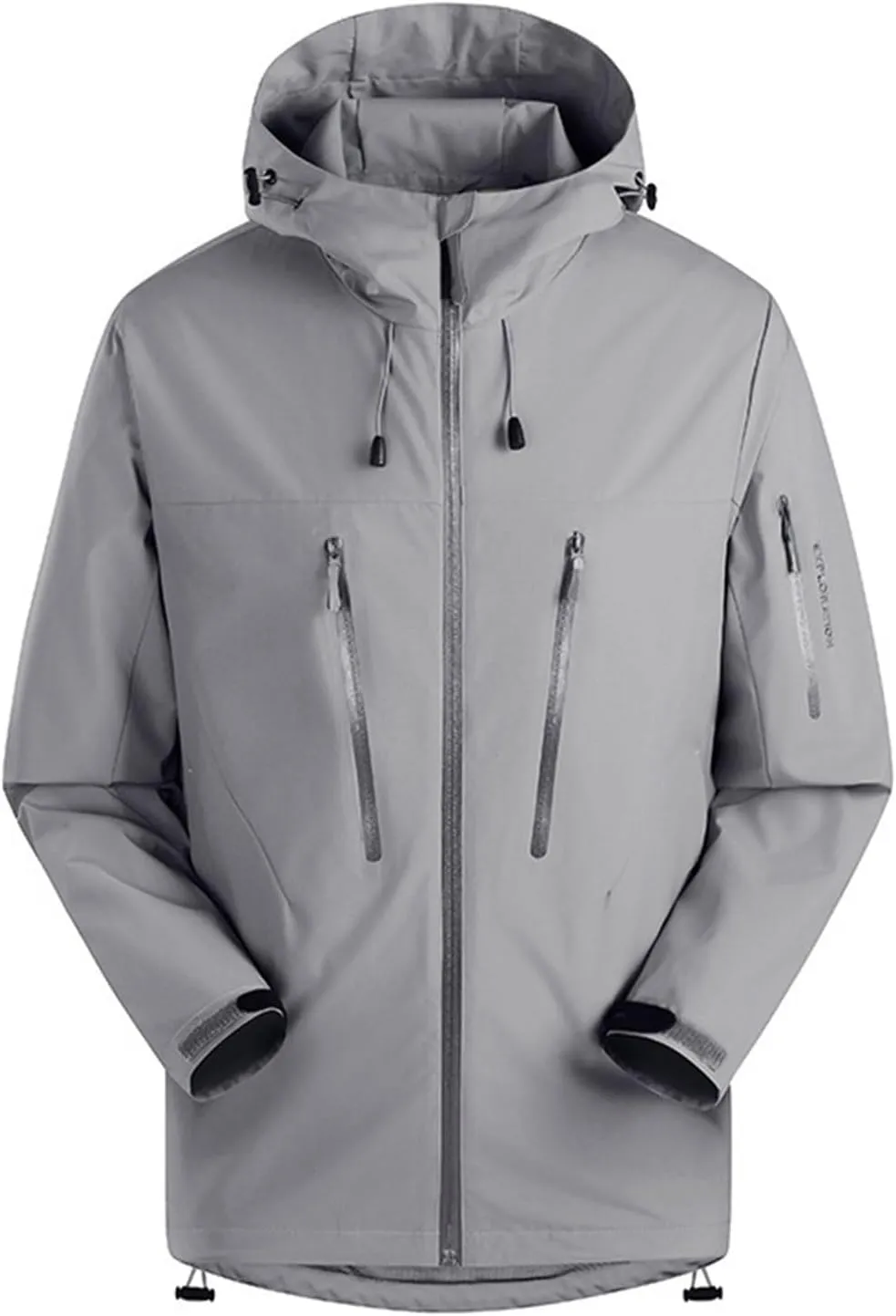 Lightweight Rain Coats for Men Women Unisex Outdoor Packable Rain Jackets Hooded Windproof Raincoats with Pockets