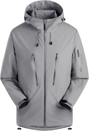 Lightweight Rain Coats for Men Women Unisex Outdoor Packable Rain Jackets Hooded Windproof Raincoats with Pockets