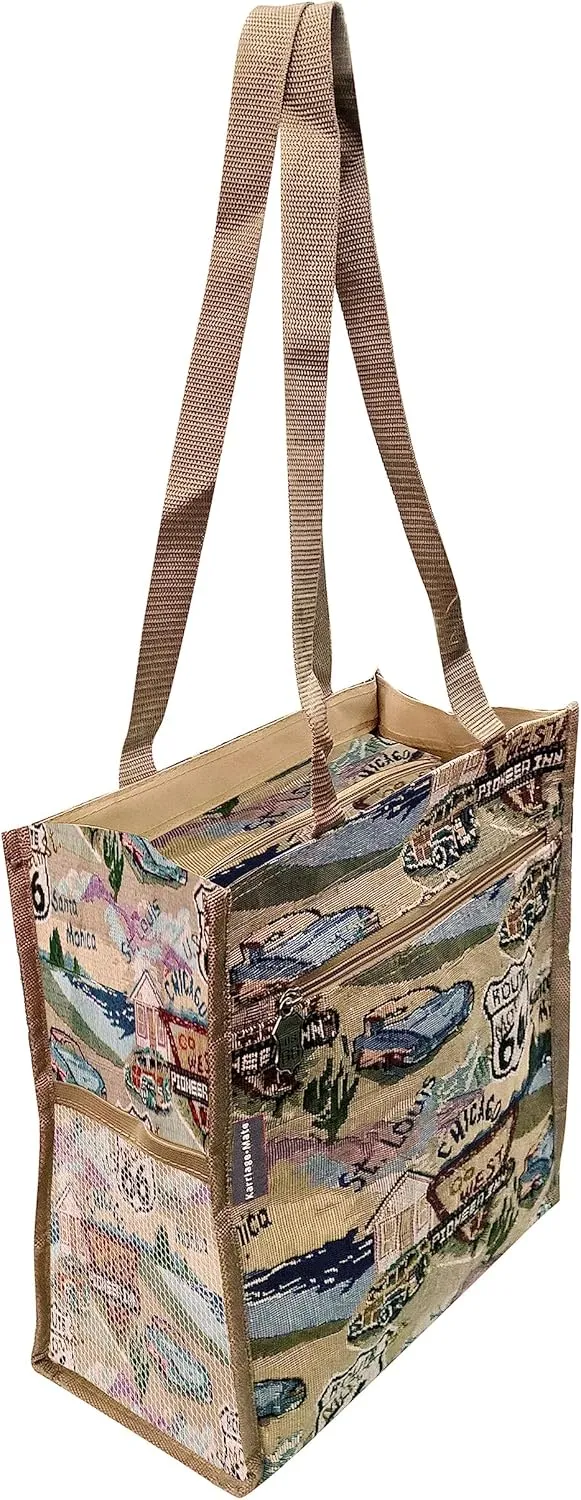 LOEM Route 66 mother road Travel Shopping Tote Bag T312A#66