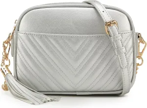 lola mae Quilted Crossbody Bag, Trendy Design Shoulder Purse
