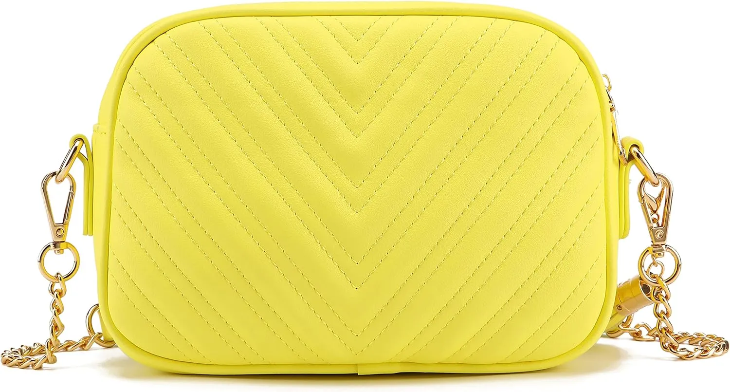 lola mae Quilted Crossbody Bag, Trendy Design Shoulder Purse