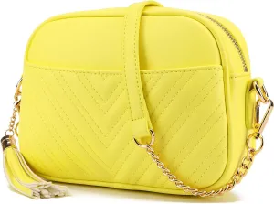 lola mae Quilted Crossbody Bag, Trendy Design Shoulder Purse