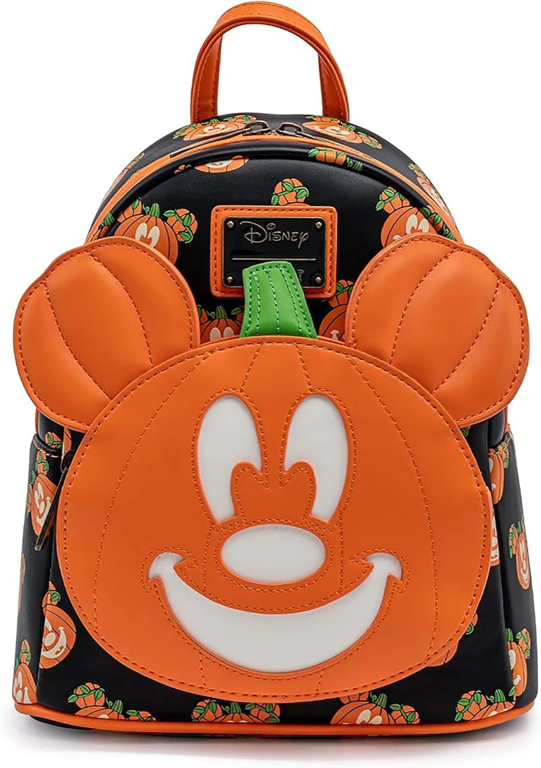 Loungefly Disney Mickey-O-Lantern Womens Double Strap Shoulder Bag Purse