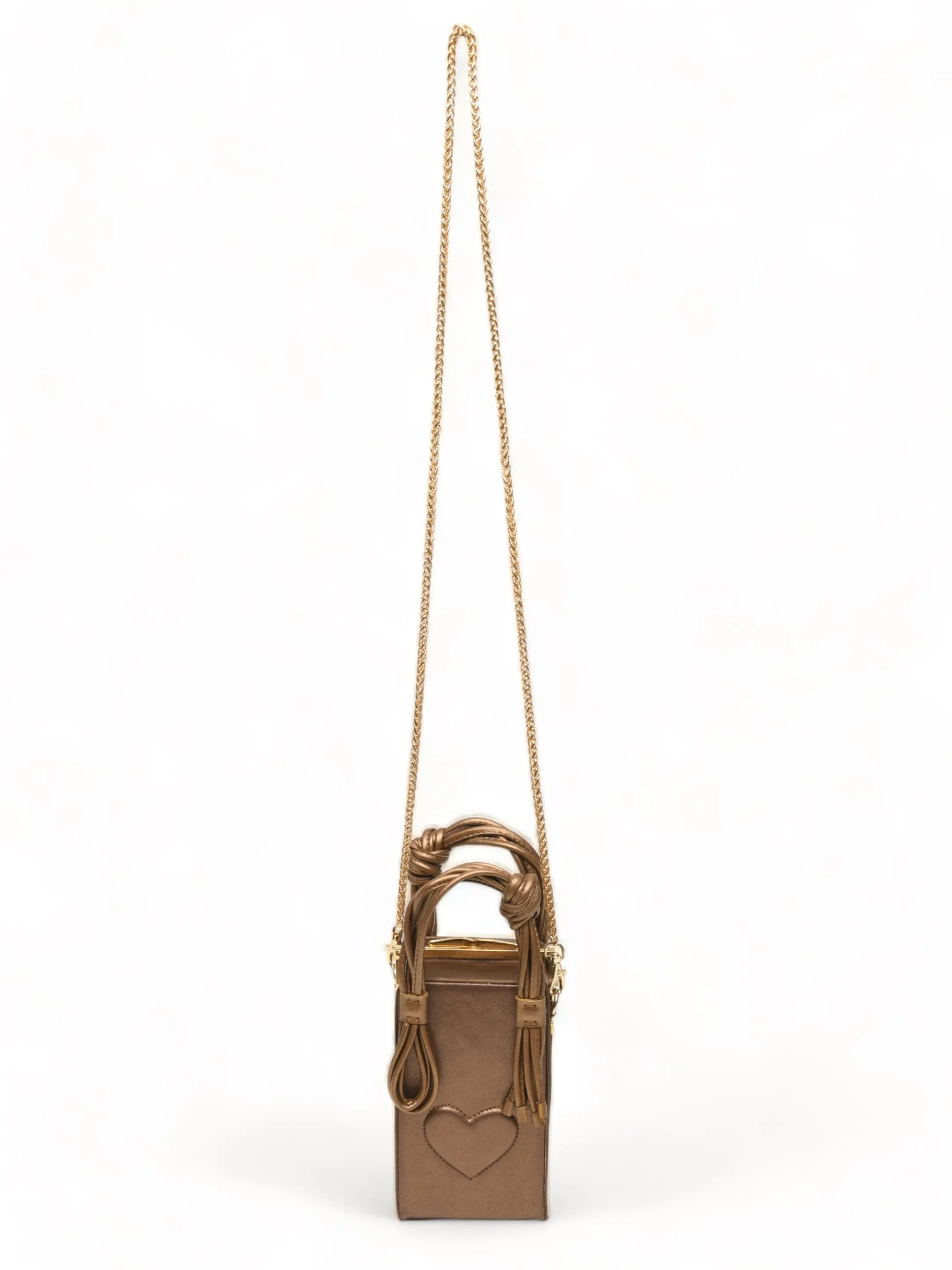 Love Knot Cuboid In Bronze