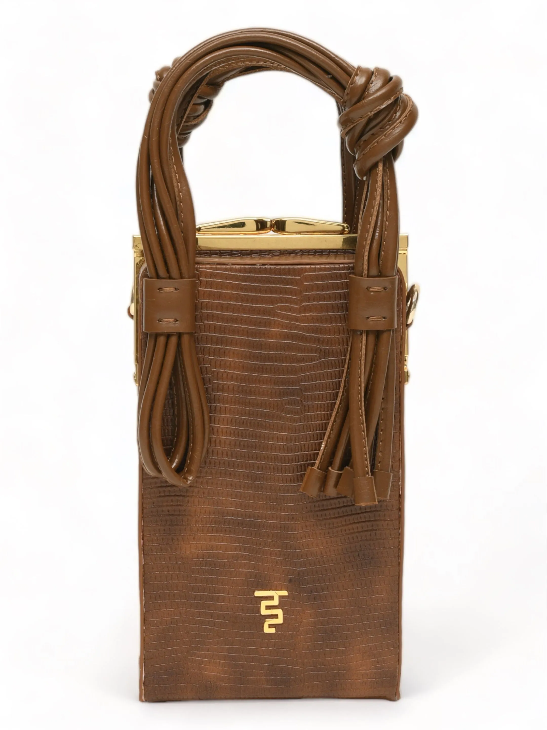 Love Knot Cuboid In Brown