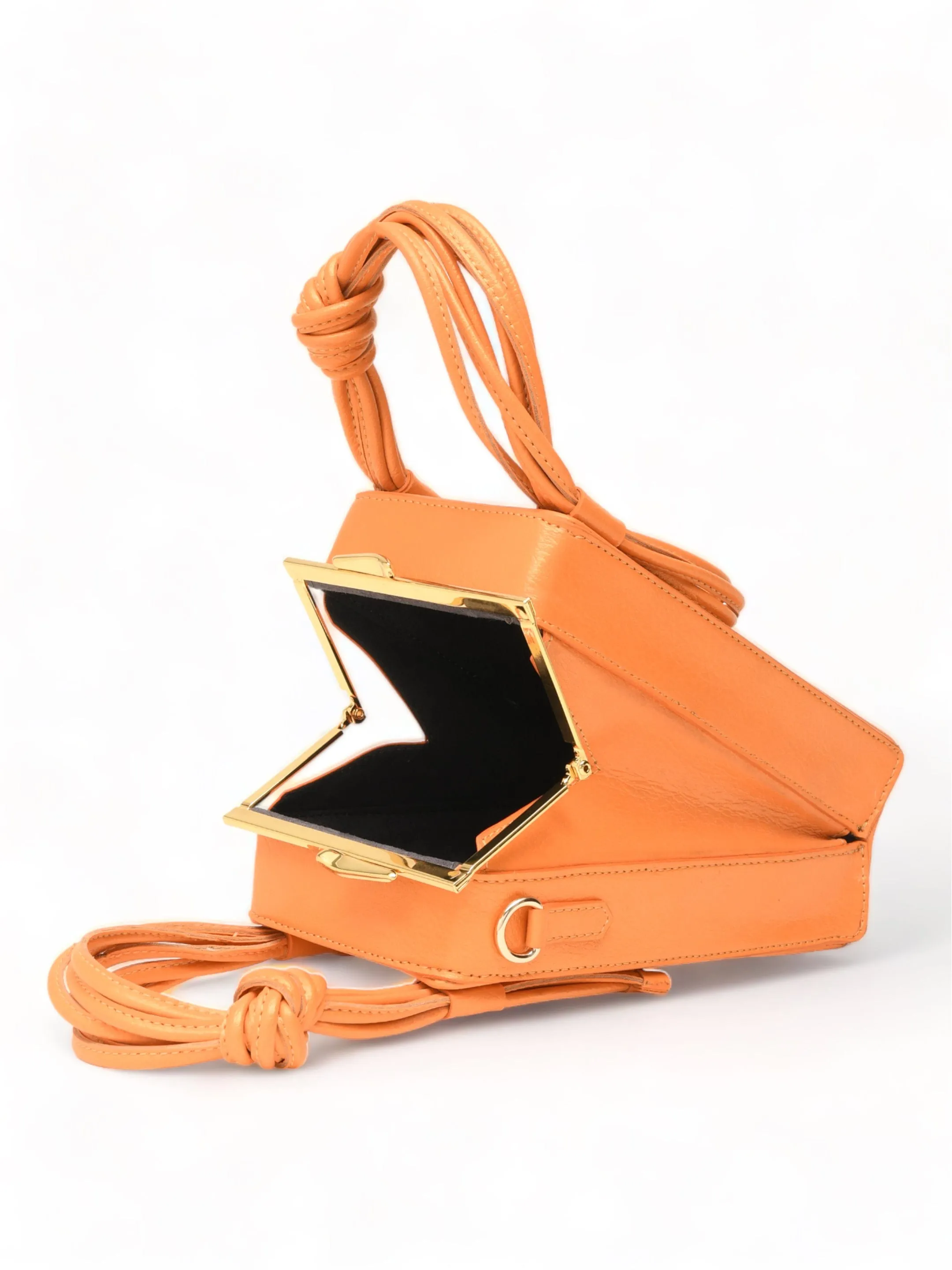 Love Knot Cuboid In Orange