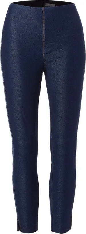 Lyssé Women's Cropped Side Slit Denim