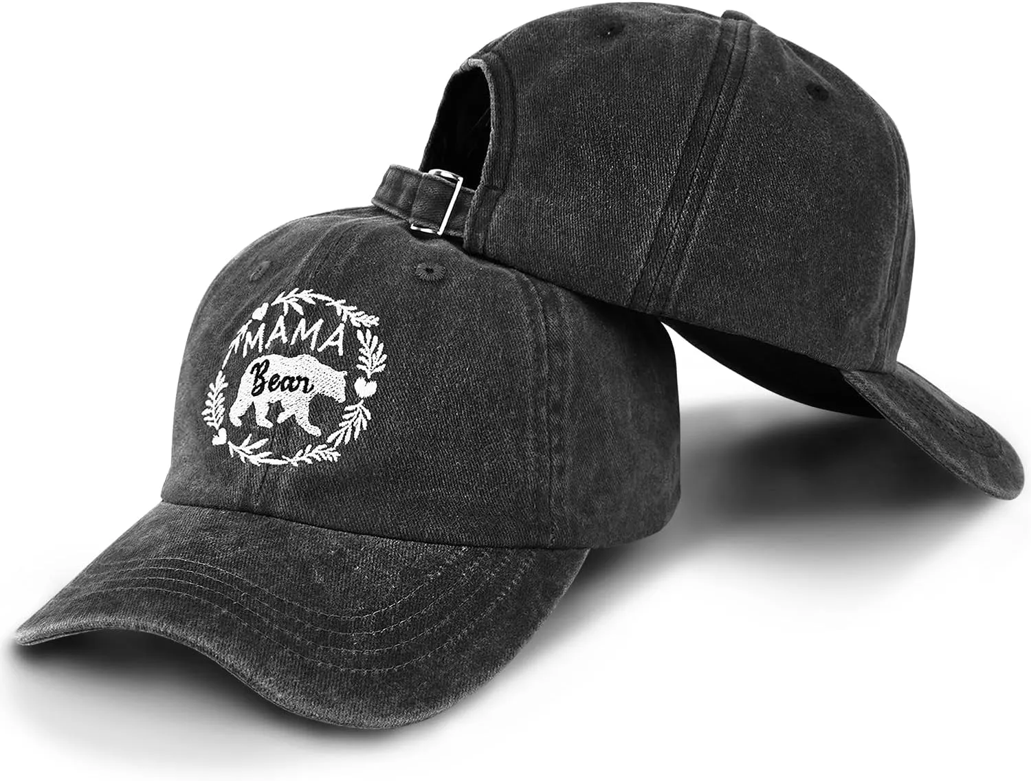 Mama Bear Hats, Baseball Mom Hat Gifts Mama Hats for Women, Adjustable Embroidery Baseball Hat