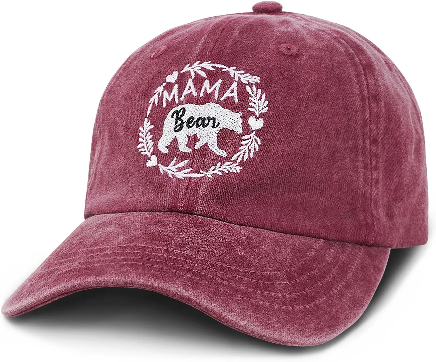 Mama Bear Hats, Baseball Mom Hat Gifts Mama Hats for Women, Adjustable Embroidery Baseball Hat