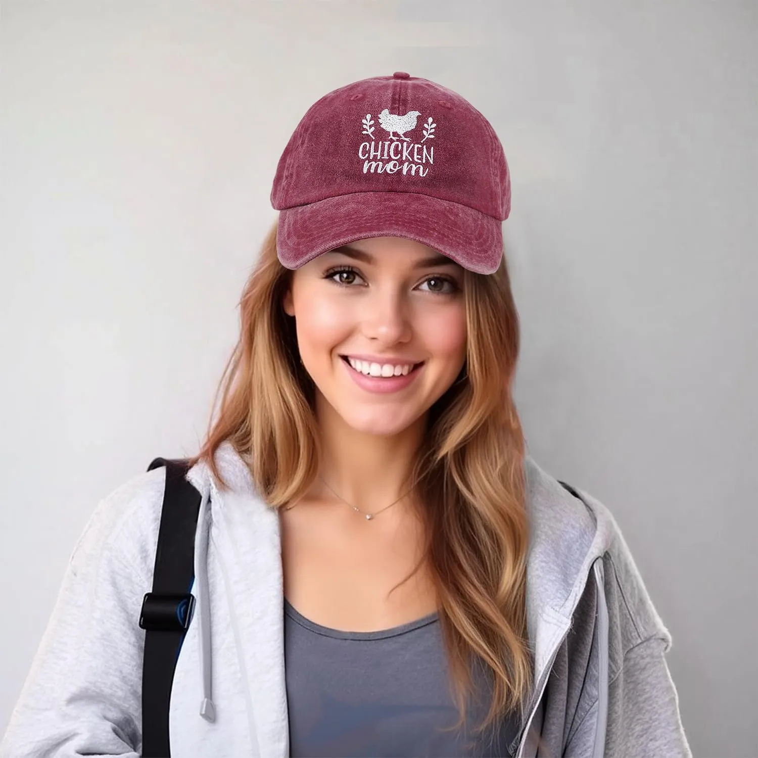 Mama Bear Hats, Baseball Mom Hat Gifts Mama Hats for Women, Adjustable Embroidery Baseball Hat