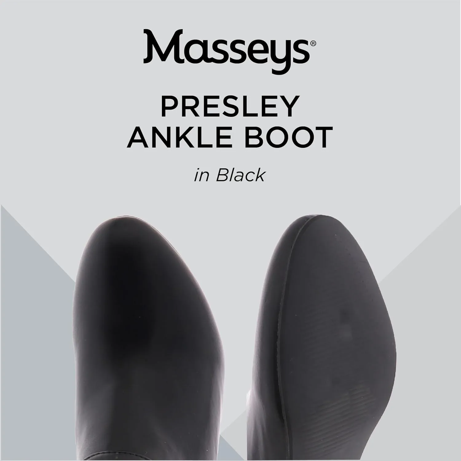 Masseys Women's Presley Studded Low Heel Ankle Boot