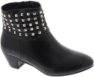 Masseys Women's Presley Studded Low Heel Ankle Boot