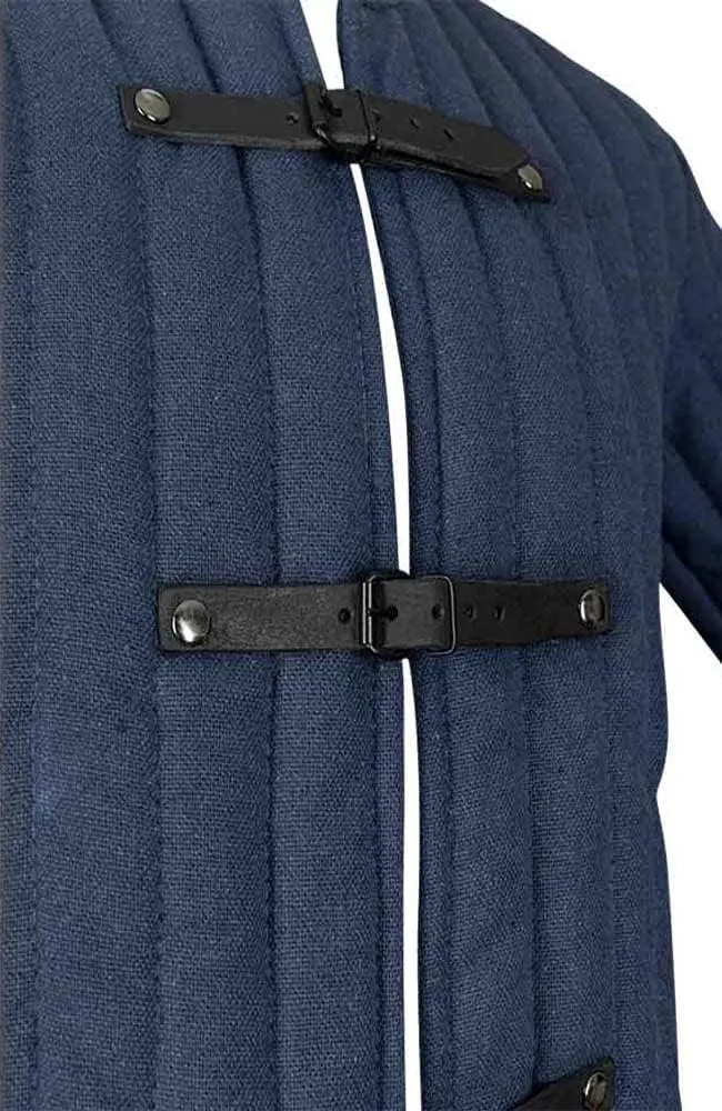 Medieval AketonJAcket Gambeson Armor Cotton Fabric Thick Padded Short Sleeveless Coat SCA Size(S-7XL)