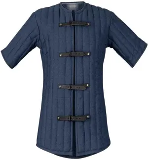 Medieval AketonJAcket Gambeson Armor Cotton Fabric Thick Padded Short Sleeveless Coat SCA Size(S-7XL)