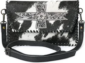 Melody handtooled mini crossbody bag