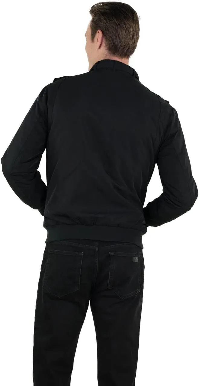 Members Only Men's Iconic Racer Quilted Lining Jacket |Slim Fit|
