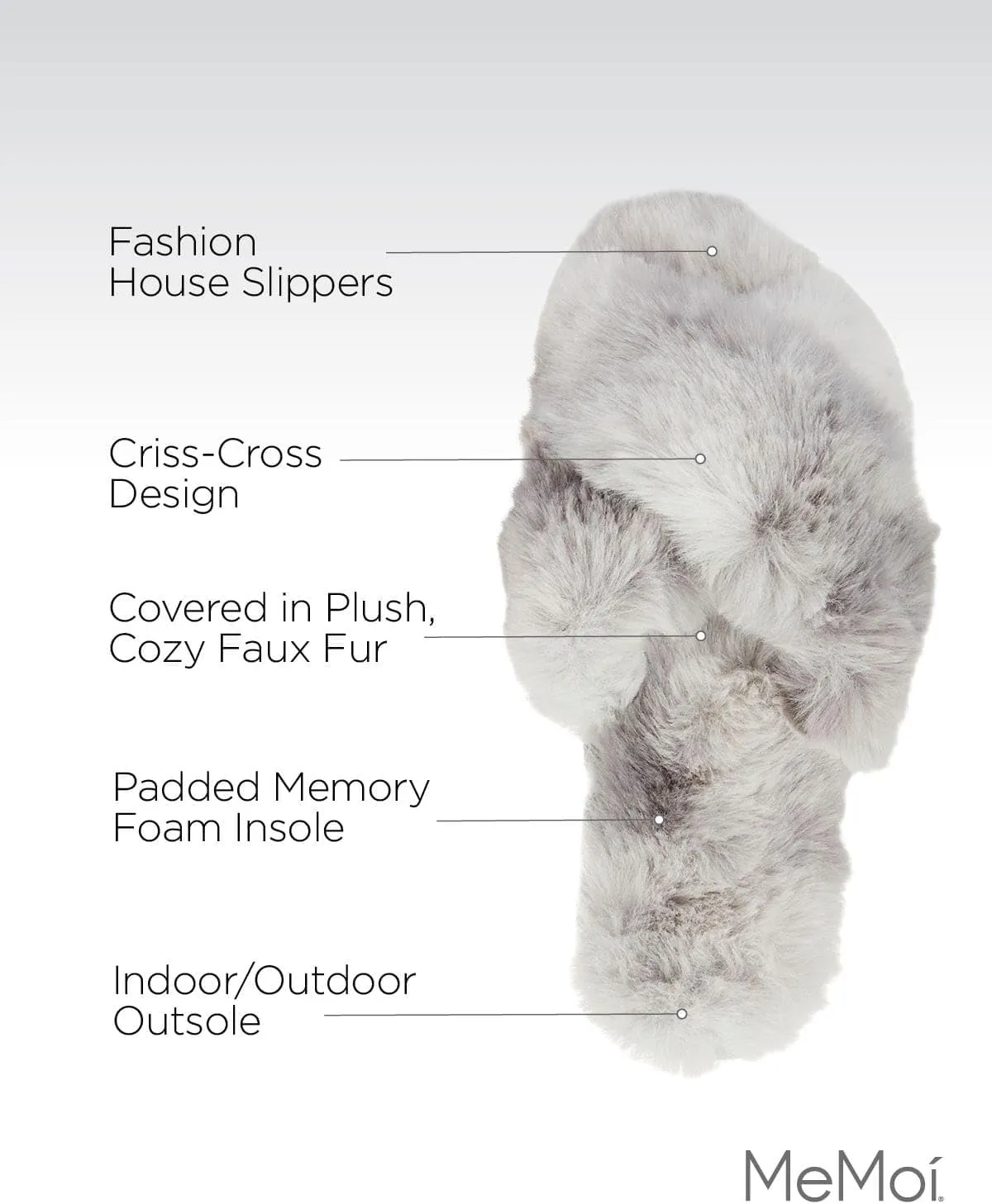 MeMoi Women's Josephine Plush Slippers