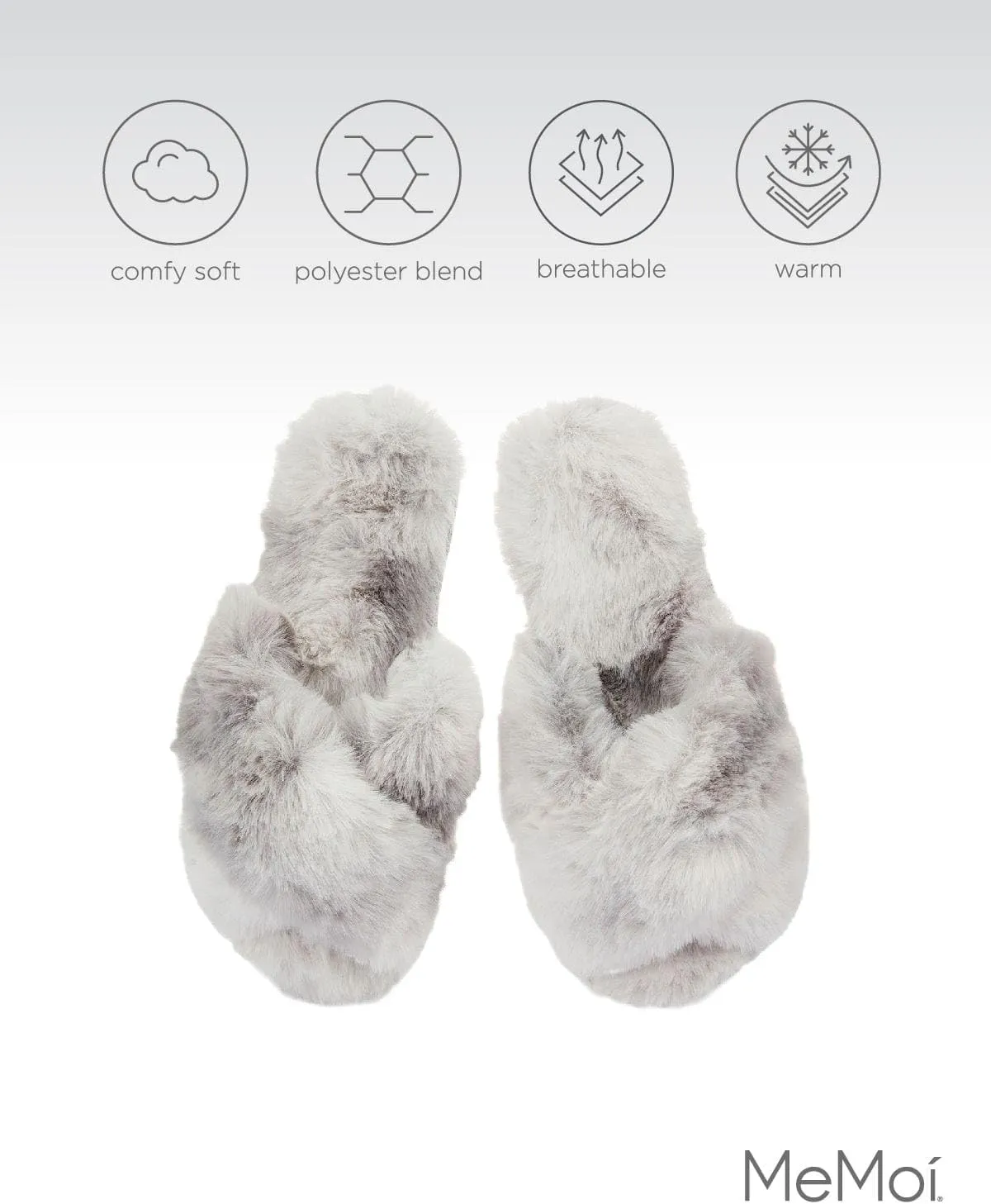 MeMoi Women's Josephine Plush Slippers