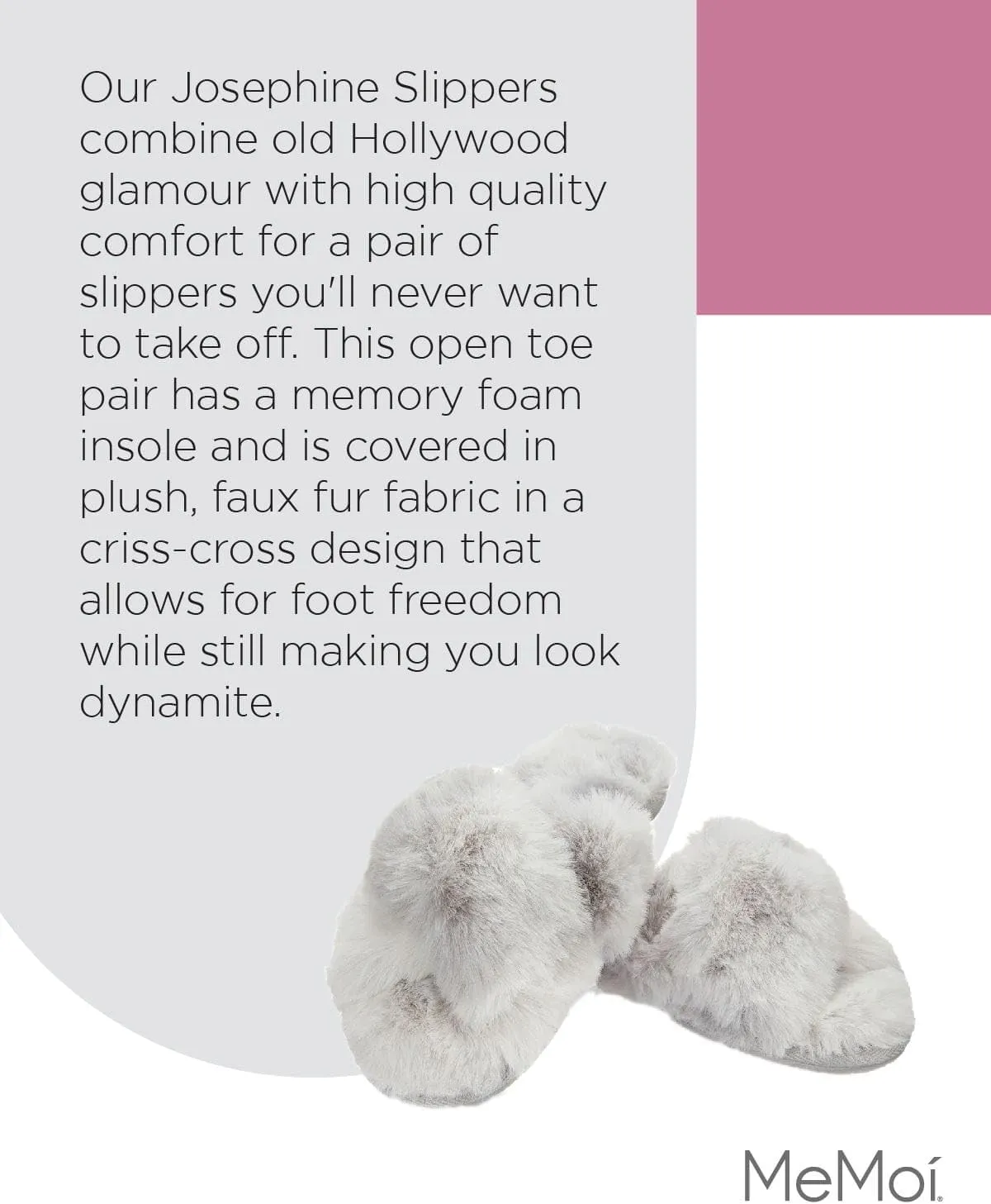 MeMoi Women's Josephine Plush Slippers
