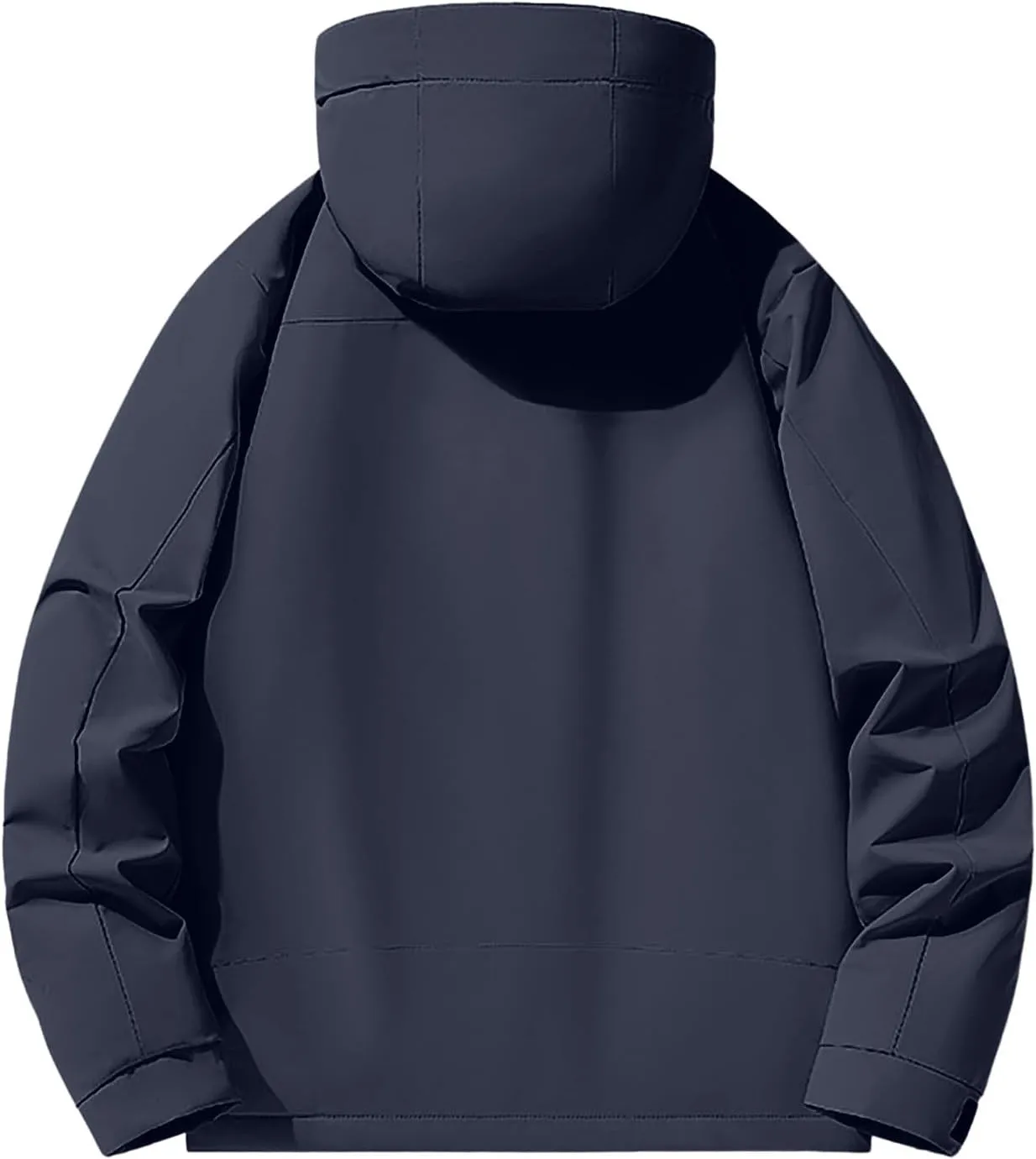 Men Lightweight Down Puffer Jakcet, Repellent Zip Up Long Sleeve Quilted Jackets Waterproof Packable Down Jacket Outdoor
