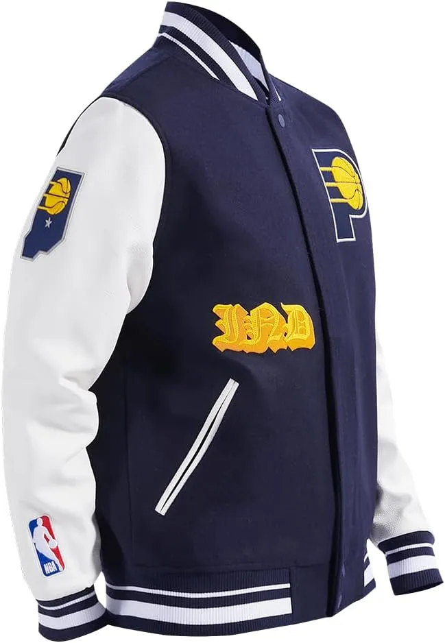 Mens NBA Old English Varsity Jacket