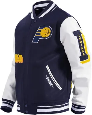 Mens NBA Old English Varsity Jacket
