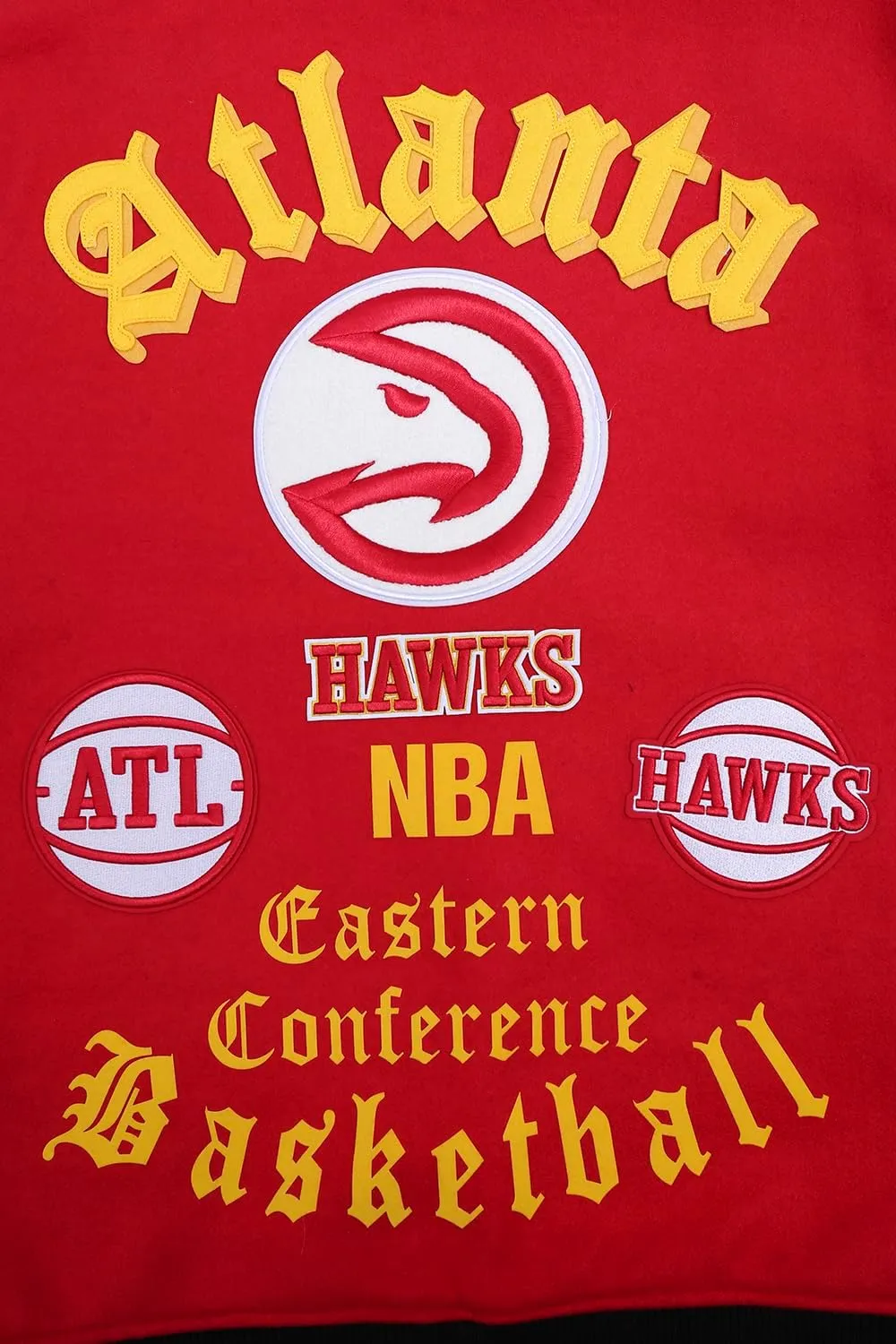 Mens NBA Old English Varsity Jacket