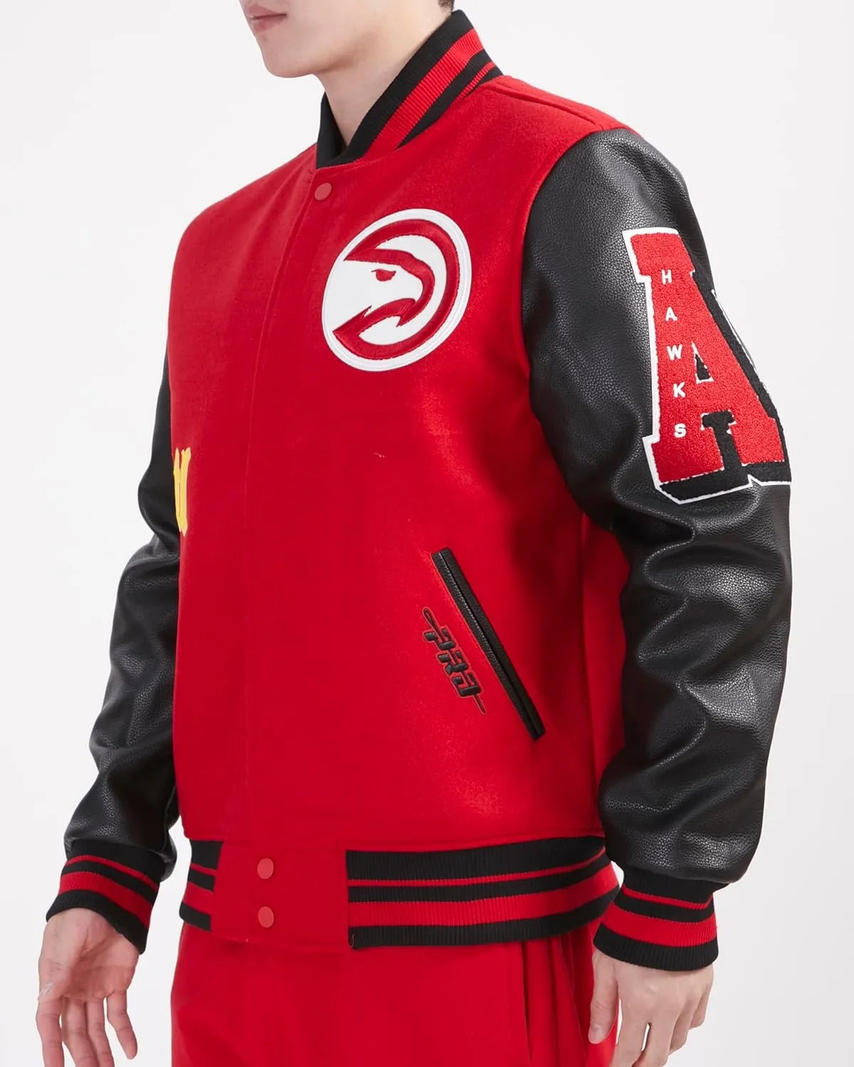 Mens NBA Old English Varsity Jacket