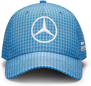 Mercedes AMG Petronas Formula One Team - 2023 Lewis Hamilton Driver Hat - Denim Blue - Unisex - Size: One size