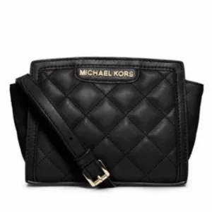 MICHAEL KORS MINI SELMA QUILTED LEATHER CROSSBODY BAG