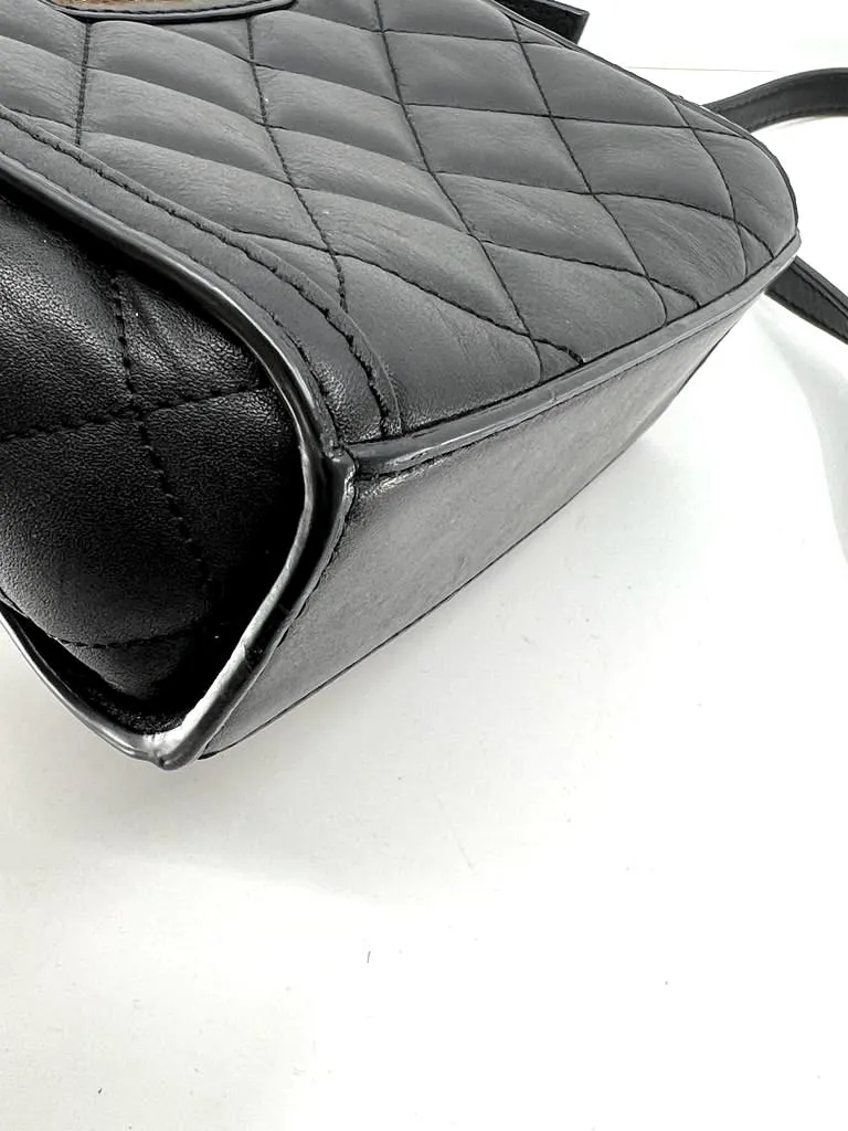 MICHAEL KORS MINI SELMA QUILTED LEATHER CROSSBODY BAG