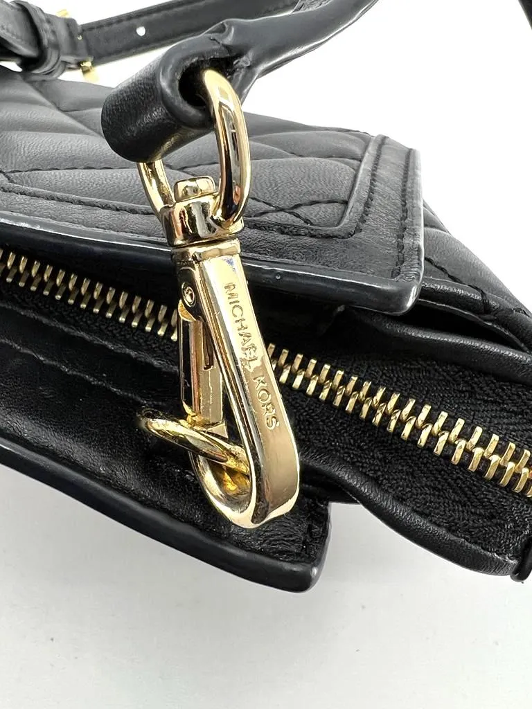 MICHAEL KORS MINI SELMA QUILTED LEATHER CROSSBODY BAG