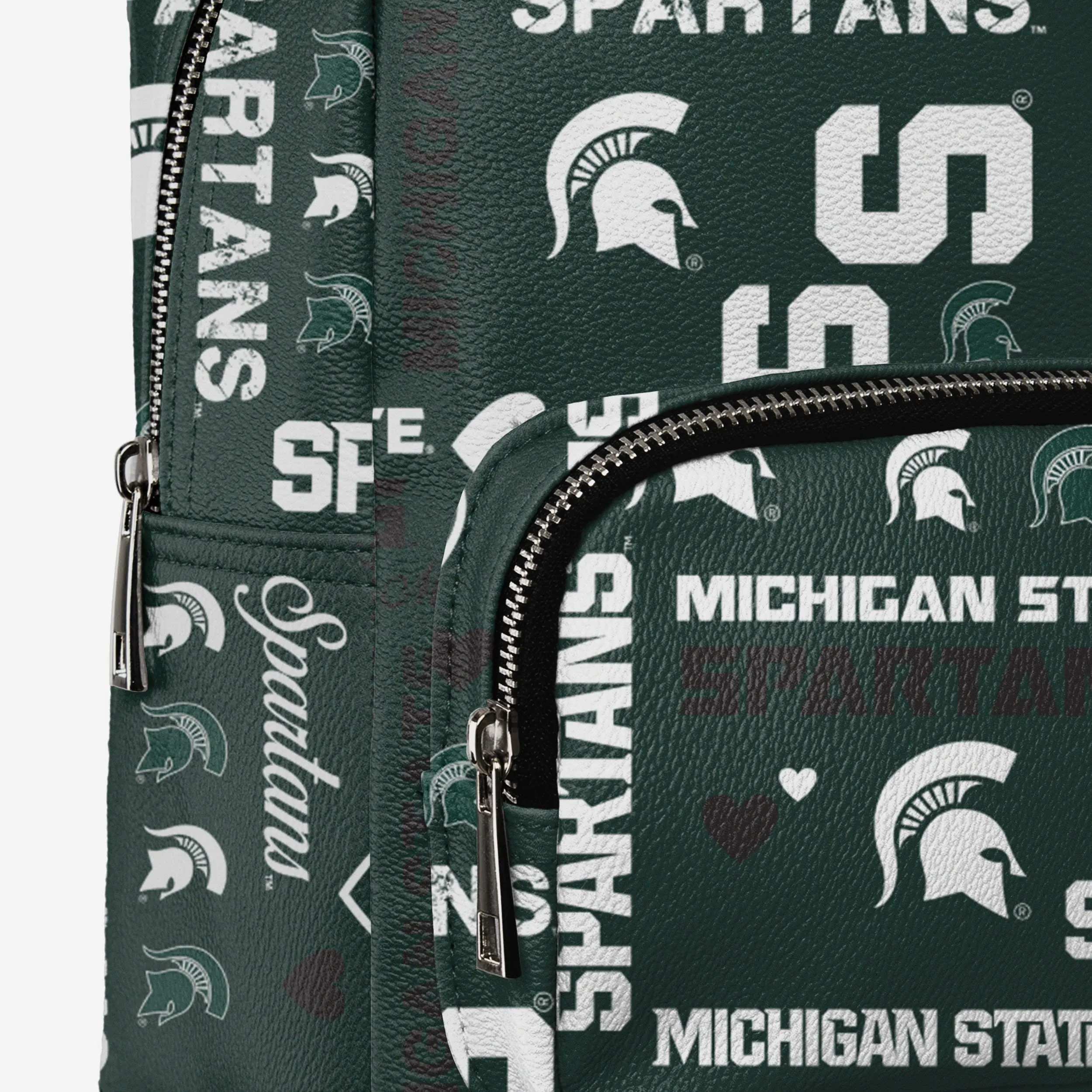 Michigan State Spartans Logo Love Mini Backpack