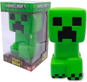 Minecraft Creeper Mighty Mega SquishMe – 12″ Official Slow-Rise PU Foam Plush by Just Toys, Stress Relief Toy for Kids & Collectors (Creeper, Super Charged Creeper, Snow Golem, Pig, Ender Dragon, Bee)