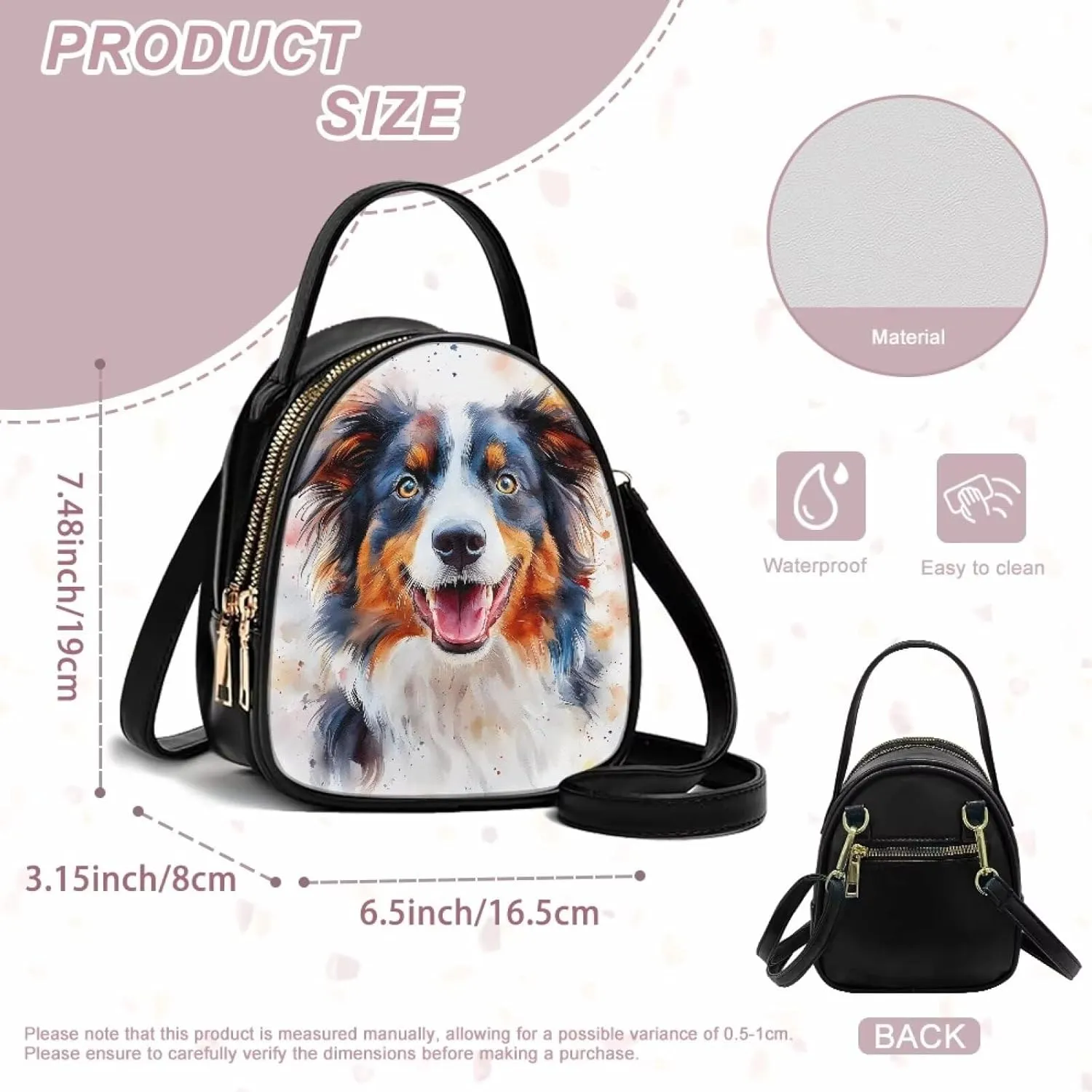 Mini Crossbody Bags Purses for Women, Zip Cell Phone Shoulder Handbags Wallet, Vegan PU Leather Travel Sling Bag
