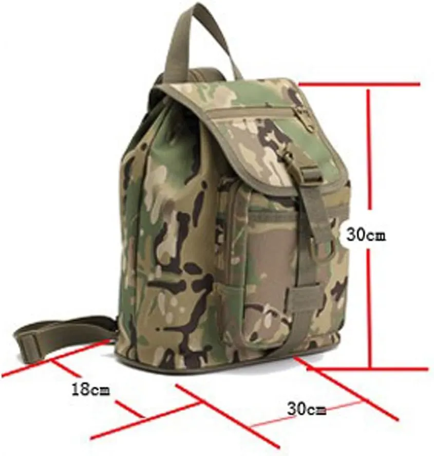 Mini Daypack Military Tactical Backpack Rucksack Tactical Assault Pack Bag for Hunting Camping Trekking (Desert Digital)